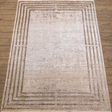 Ковер Olimpos M556D SH_CREAM / SH_D_BEIGE 1.0x2.0 Прямой, фото , изображение 2