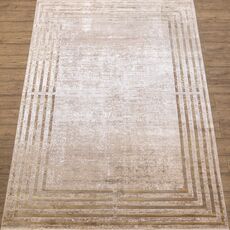 Ковер Olimpos M556D SH_CREAM / SH_D_BEIGE 1.0x2.0 Прямой, фото , изображение 3