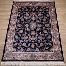 Ковер Qum 2003M NAVY / CREAM 3.0x3.9 Прямой, фото , изображение 3