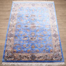 Ковер Qum 2003U BLUE / CREAM 2.0x2.9 Прямой, фото , изображение 2