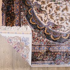Ковер Qum 2004A CREAM / NAVY 2.4x3.4 Прямой, фото , изображение 7