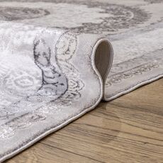 Ковер Prado N891A WHITE / GRAY2 1.6x2.3 Овал, фото , изображение 3