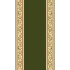 Дорожка Кремлёвская Акварель 20646 22111, цвет зеленый, 1.5x25.0 м