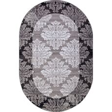 Ковер овальный Silver дизайн D213 GRAY 2.50x4.00, фото 