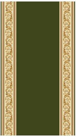 Дорожка Кремлёвская Акварель 20646 22111. цвет зеленый, 1.2x25.0 м