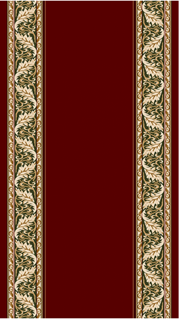 Дорожка Кремлёвская Акварель 20641 22133. цвет бордо. размер 1.0x25.0 м