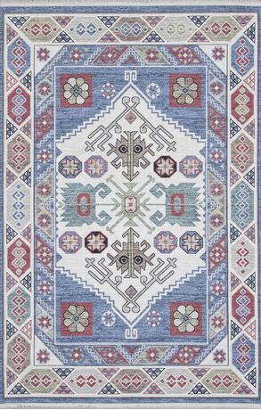 Ковер AB150A - BLUE / CREAM - Прямоугольник - коллекция LOTUS 1.60x2.30