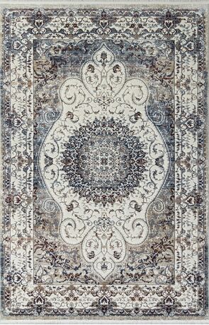 Ковер 00641D - D.BLUE FDY / BEIGE FDY - Прямоугольник - коллекция ASADU 0.80x1.50