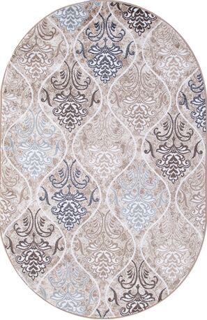 Ковер d310 - CREAM-BROWN - Овал - коллекция VALENCIA DELUXE 1.00x2.00