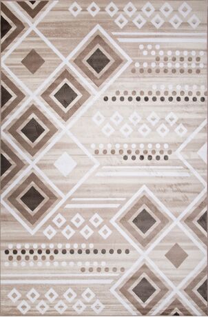 Ковер D962 - CREAM-BROWN - Прямоугольник - коллекция VALENCIA DELUXE 1.00x2.00, фото , изображение 2