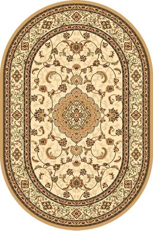 Ковер D389 - BEIGE - Овал - коллекция OLYMPOS 3.00x4.00