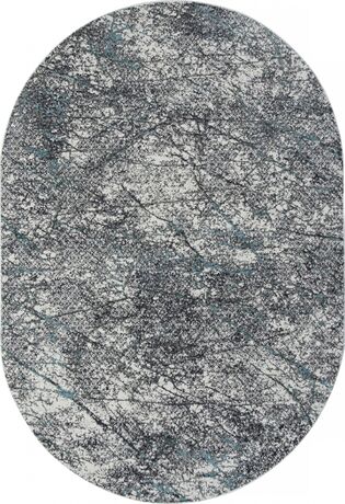 Ковер 02474H - BLUE / GREY - Овал - коллекция SAFARI 2.40x3.40