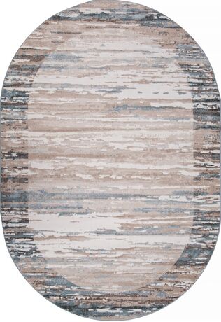 Ковер D983 - BEIGE-BLUE - Овал - коллекция NATUREL 1.00x2.00, фото , изображение 2