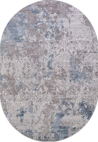 Ковер 03851A - BLUE / BLUE - Овал - коллекция ARMINA 1.60x2.30