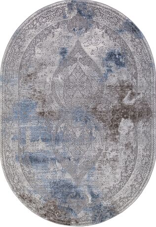 Ковер 03879A - BLUE / BLUE - Овал - коллекция ARMINA 3.00x4.00
