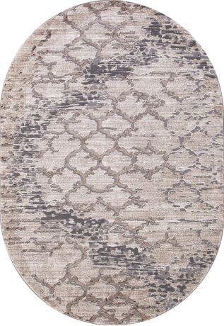 Ковер 03806A - GREY / BROWN - Овал - коллекция ARMINA 1.60x2.30