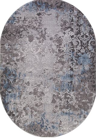 Ковер 03852A - BLUE / BLUE - Овал - коллекция ARMINA 2.40x3.40