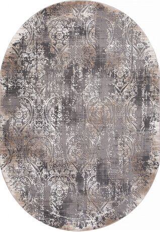 Ковер 04078C - GREY / BROWN - Овал - коллекция ARMINA 1.60x2.30