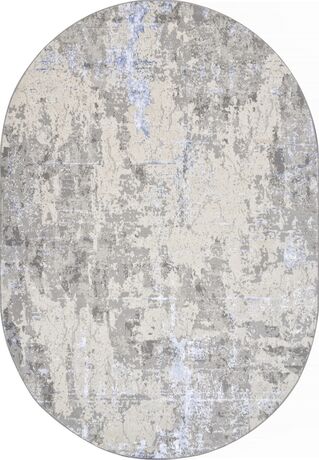 Ковер F169 - CREAM-BLUE - Овал - коллекция LIMAN 2.00x4.00