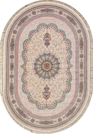 Ковер 7521 - CREAM - Овал - коллекция TEHRAN 2.00x4.00, фото , изображение 2