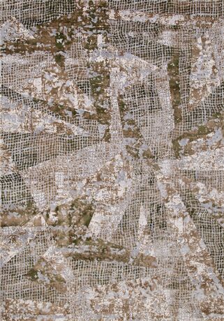 Ковер 17520A - BROWN / GREY - Прямоугольник - коллекция TOKIO 2.40x3.40