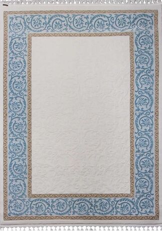 Ковер 08058T - BLUE / WHITE - Прямоугольник - коллекция HUNKAR 1.95x4.00
