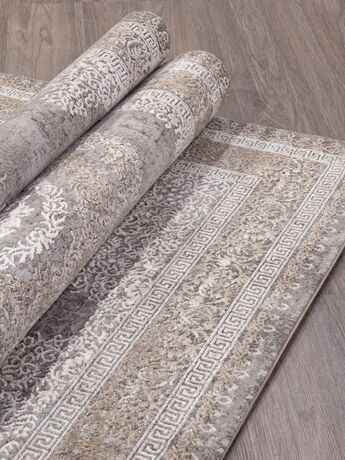 Ковер 04073C - GREY / BROWN - Прямоугольник - коллекция ARMINA 4.00x6.00