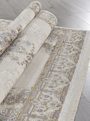 Ковер MOSSO дизайн 27236A CREAM / BLUE, прямоугольник 3.00x5.00, фото , изображение 5