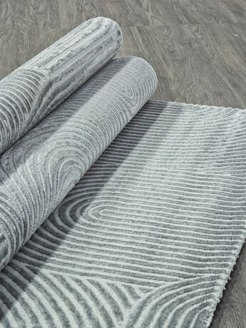 Ковер SIROCCO дизайн E508AQ D.GREY / GREY, прямоугольник 2.00x4.00, фото , изображение 3