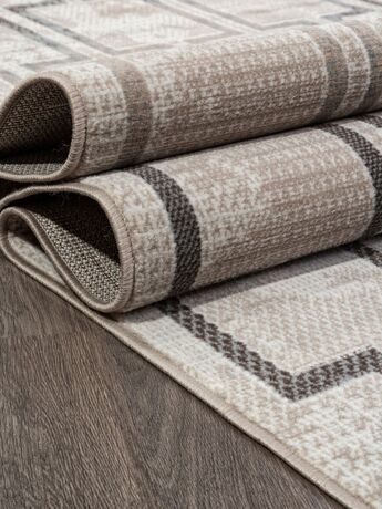 Ковер Sierra дизайн F353 BEIGE-BLUE, прямоугольник 1.80x3.50, фото , изображение 3