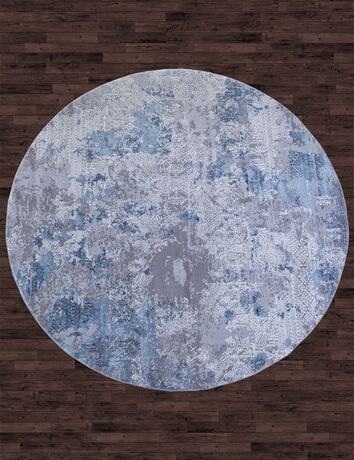 Ковер 03851A - BLUE / BLUE - Круг - коллекция ARMINA 2.40x2.40