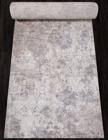 Дорожка 03851C - GREY / BROWN коллекция ARMINA 1.60x25.00, фото 