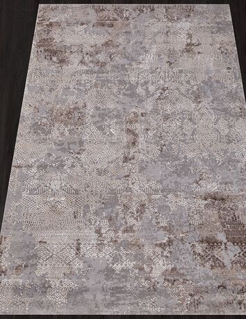 Ковер 03851C - GREY / BROWN - Прямоугольник - коллекция ARMINA 0.80x1.50