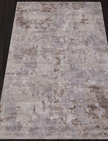 Ковер 03851C - GREY / BROWN - Прямоугольник - коллекция ARMINA 2.40x5.00