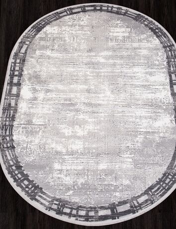Ковер 1436 - ACIK GRI - Овал - коллекция MODA 1.60x2.30