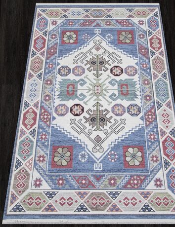 Ковер AB150A - BLUE / CREAM - Прямоугольник - коллекция LOTUS 2.00x2.90