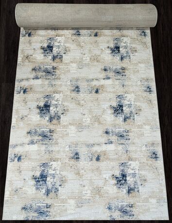 Дорожка DA492 - 635 CREAM / NAVY коллекция ANTEP 0.80x25.00, фото 