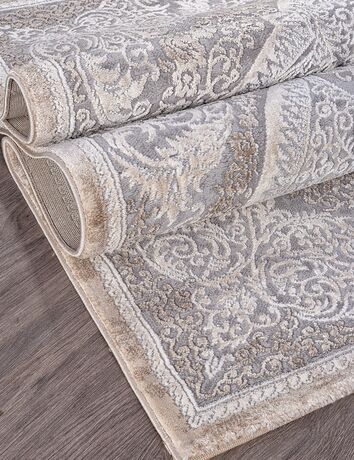 Ковер 03880C - GREY / BROWN - Прямоугольник - коллекция ARMINA 3.00x4.00