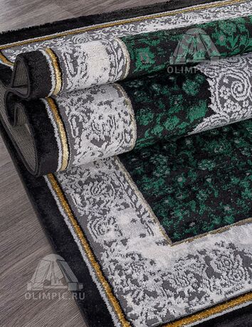 Ковер OMEGA дизайн 04482Y GREEN / GREEN, прямоугольник 2.00x2.90, фото , изображение 4
