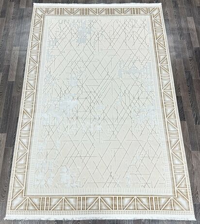 Ковер SIHIR 2х3 17305_WHITE / BEIGE Полиэстер Турция