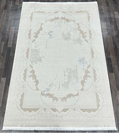 Ковер SIHIR 1.6х3 17301_WHITE / BEIGE Полиэстер Турция