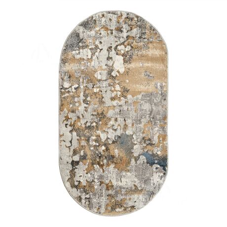 Ковер овальный Dream дизайн 10263-D0526 L.GREY- BLUE 2.00x3.00, фото 