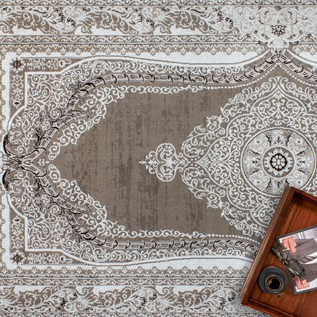 Ковер АСТРА  1472A - BROWN / BEIGE,  прямоугольник, фото , изображение 3