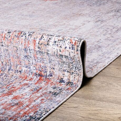 Ковер "Flat" (B543A_P_BEIGE / P_MULTI_ROSE) Прямой 2,0х2,9, фото , изображение 2