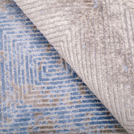 Ковер "Kalahari" (W9738_L.GREY / L.BLUE) Прямой 1,6х2,3, фото , изображение 2