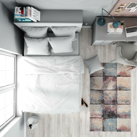 Ковер КАЛИФОРНИЯ дизайн P535A BEIGE - DARK.POWDER, прямоугольник 1.60x2.30, фото , изображение 6