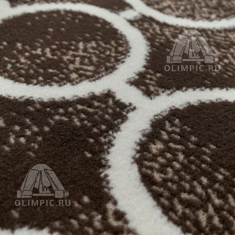 Ковер Sierra дизайн D713 BROWN-CREAM, прямоугольник 1.50x3.00, фото , изображение 4