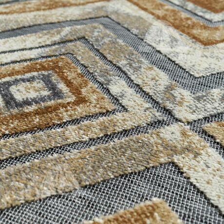 Ковер Sigma дизайн 6271 GRAY-BEIGE, прямоугольник 1.60x2.30, фото , изображение 3