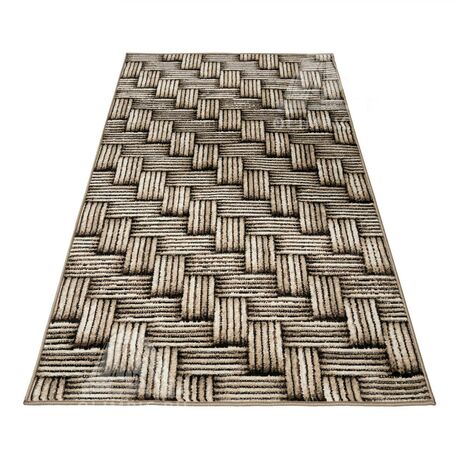 Ковер Sierra дизайн D722 BEIGE-BROWN, прямоугольник 3.00x4.00, фото , изображение 3