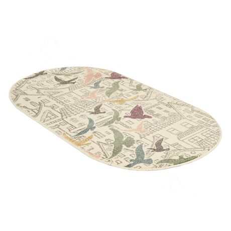 Ковер овальный Sofit дизайн C040 LIGHT CREAM 1.60x2.30, фото , изображение 3